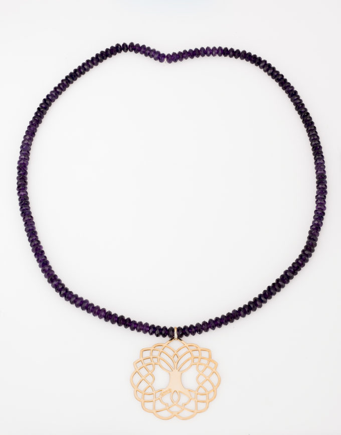 sautoir-arbre-or-pierres violettes